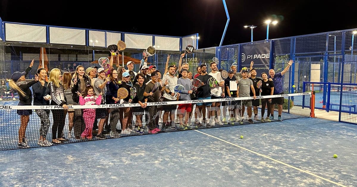 F1's Love Of Padel Lights Up Las Vegas With P1’s PreRace Party! The